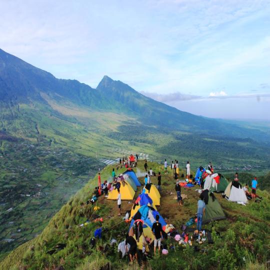 Pergasingan Trekking for wonderful camping and sunrise